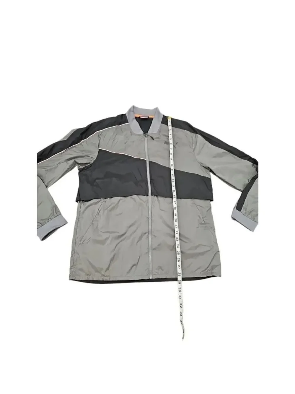 NWOT Puma Men's Gray and Black Jacket Size L